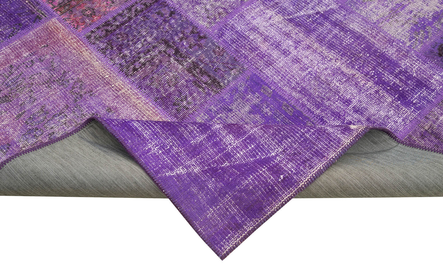 6x10 Purple Patchwork Rug - 31420