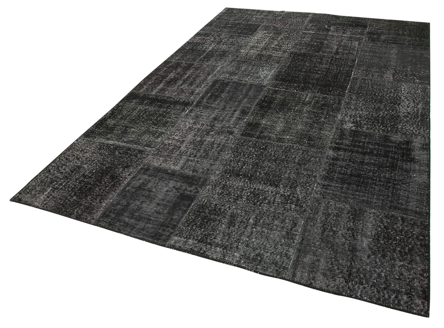 6x10 Black Patchwork Rug - 31446