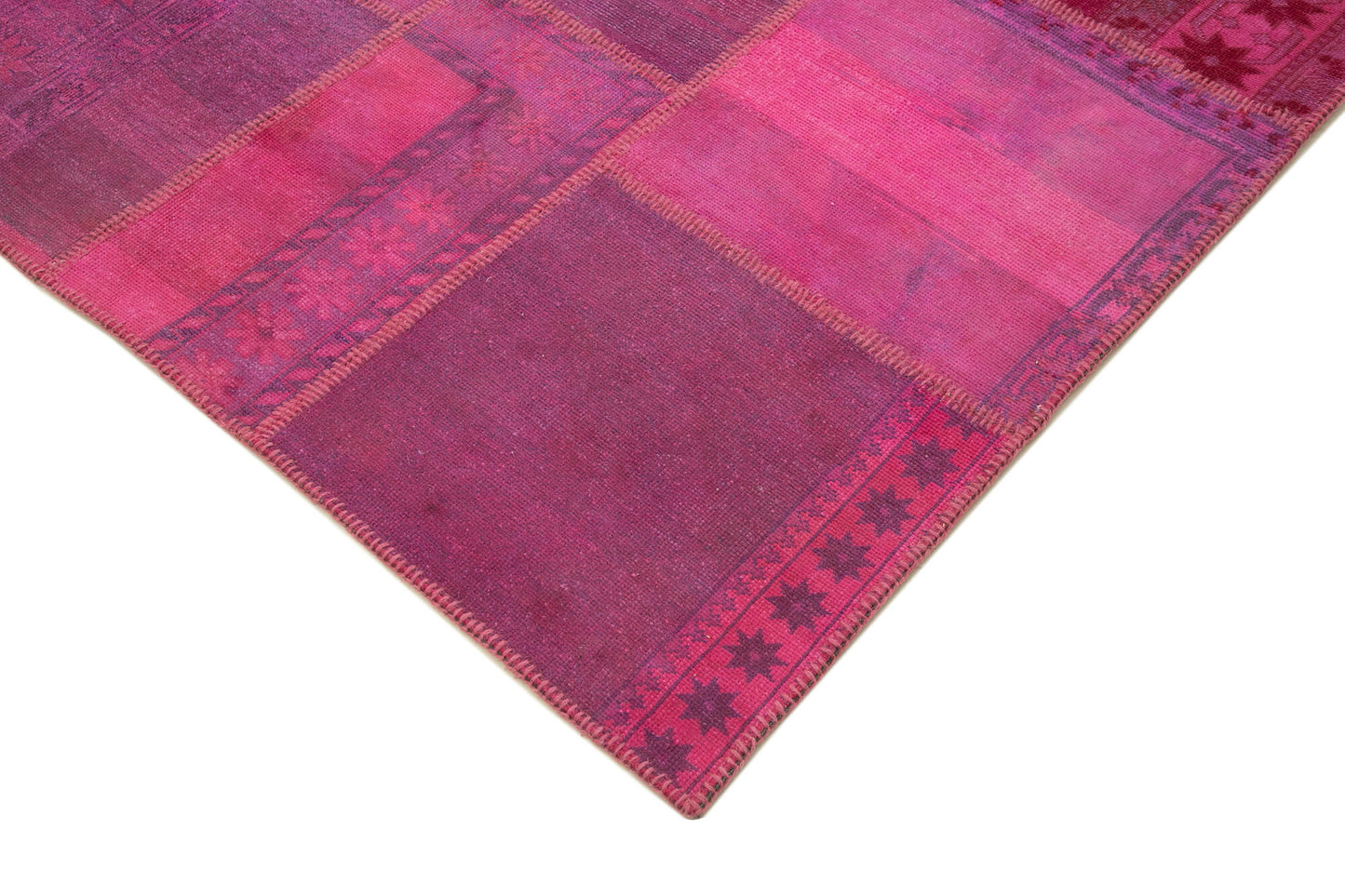 7x10 Pink Patchwork Rug - 31464