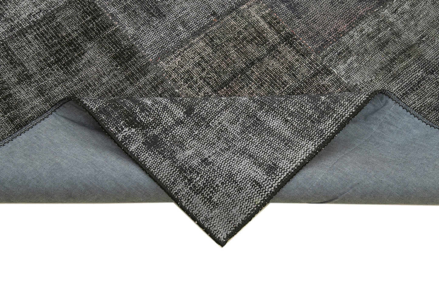 6x10 Black Patchwork Rug - 31475