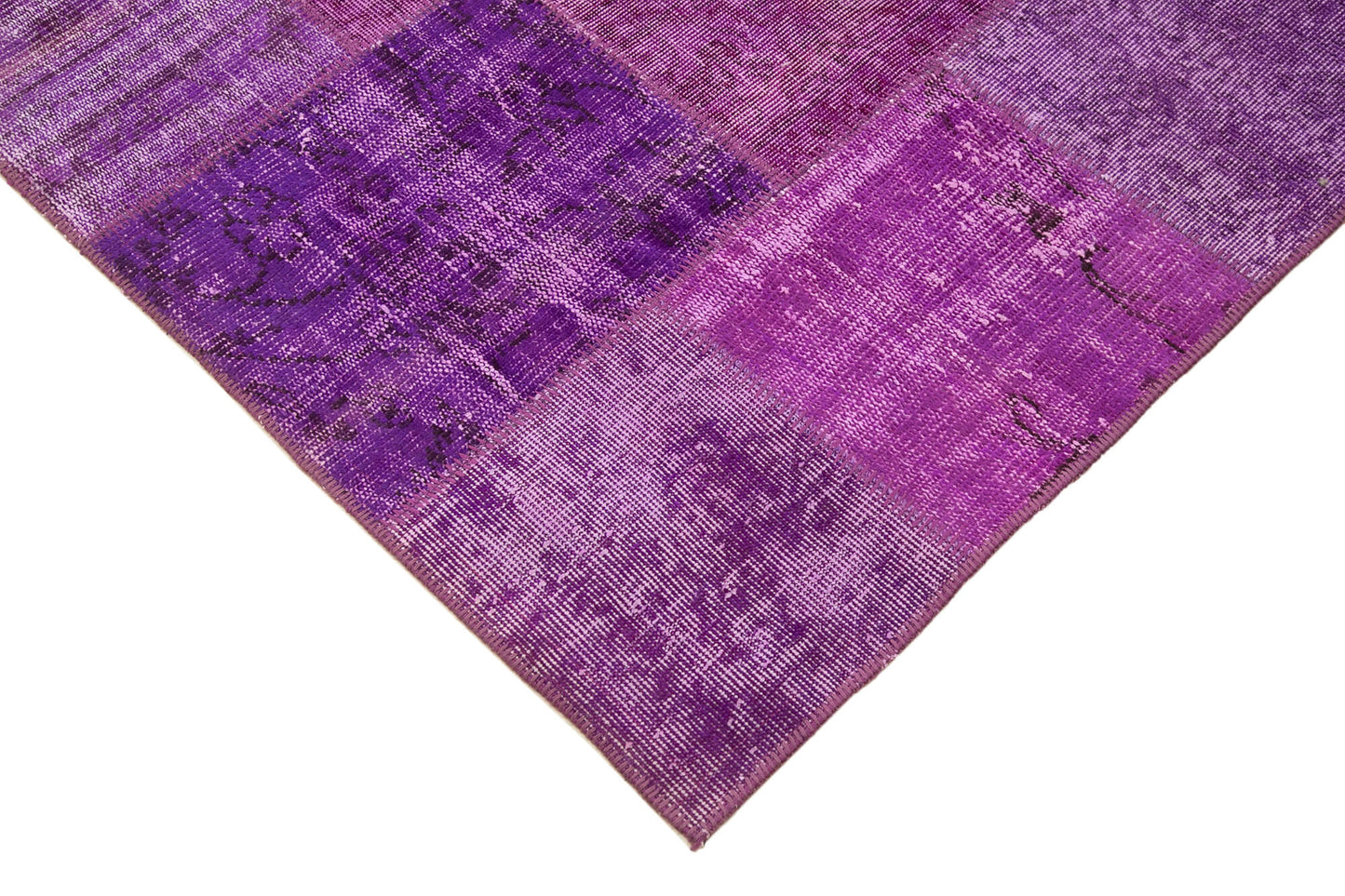 6x10 Purple Patchwork Rug - 31493