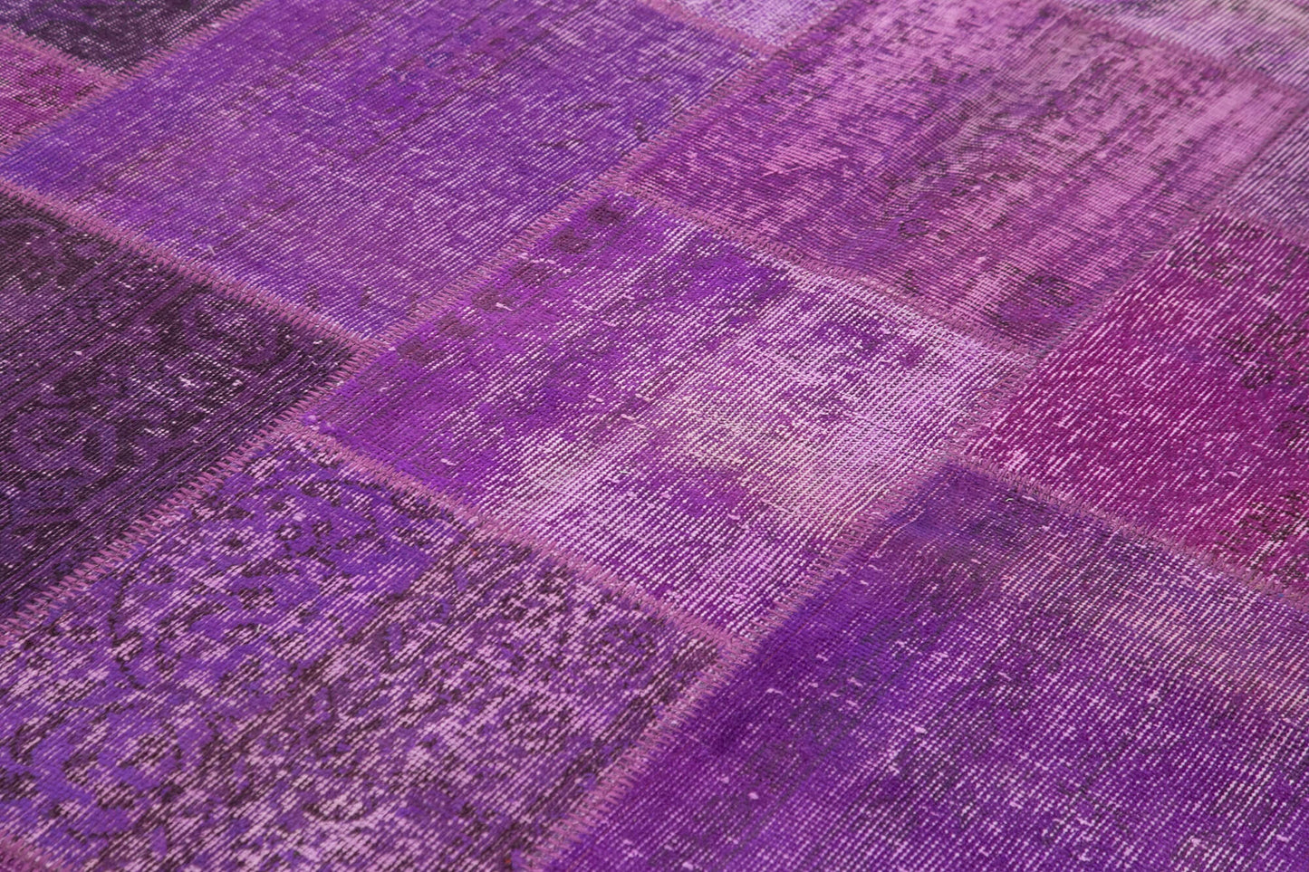 6x10 Purple Patchwork Rug - 31493