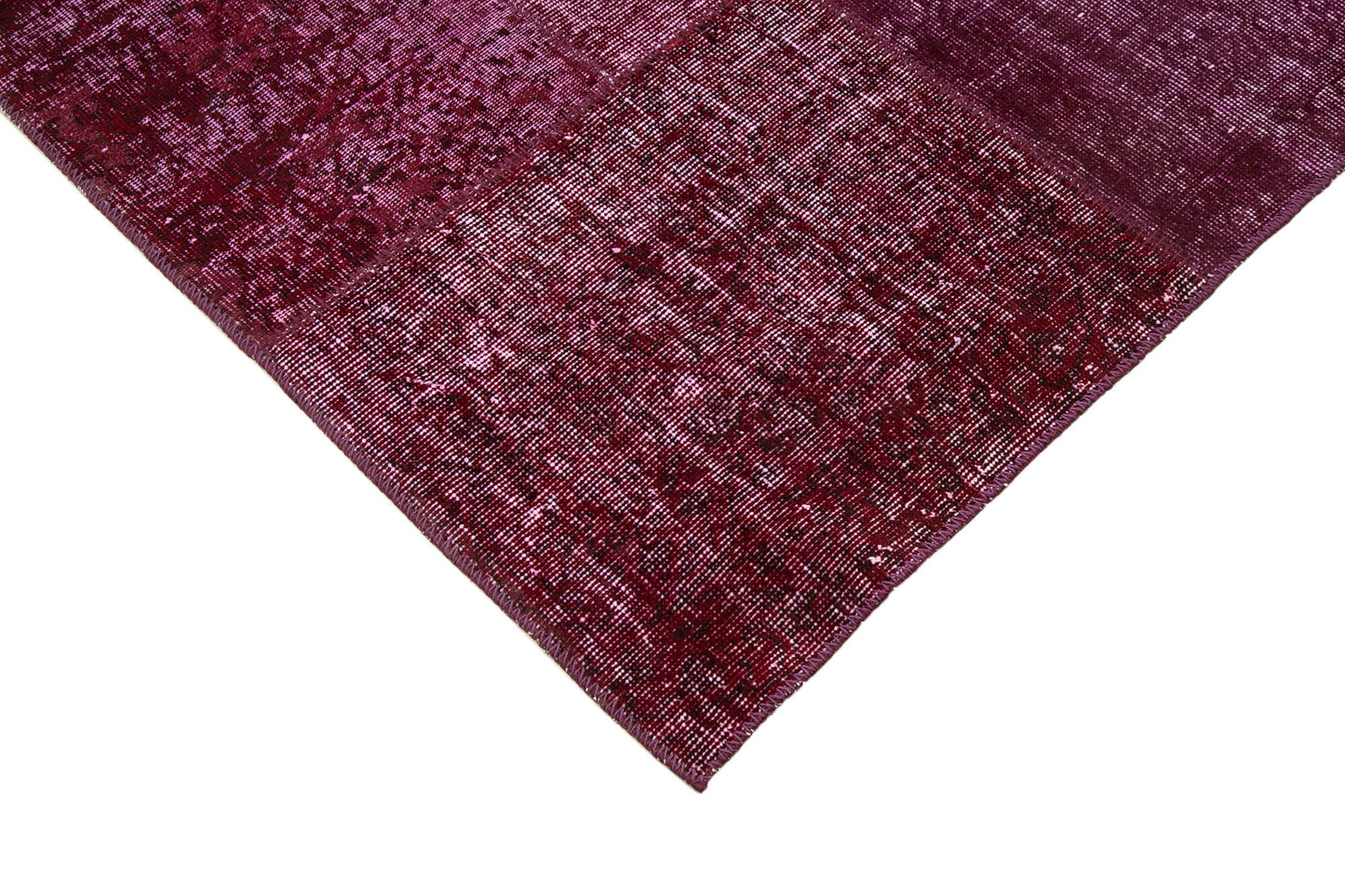 6x10 Red Patchwork Rug - 31497