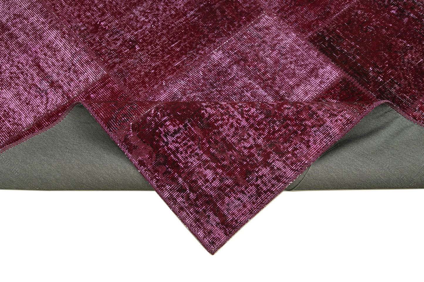 6x10 Red Patchwork Rug - 31497