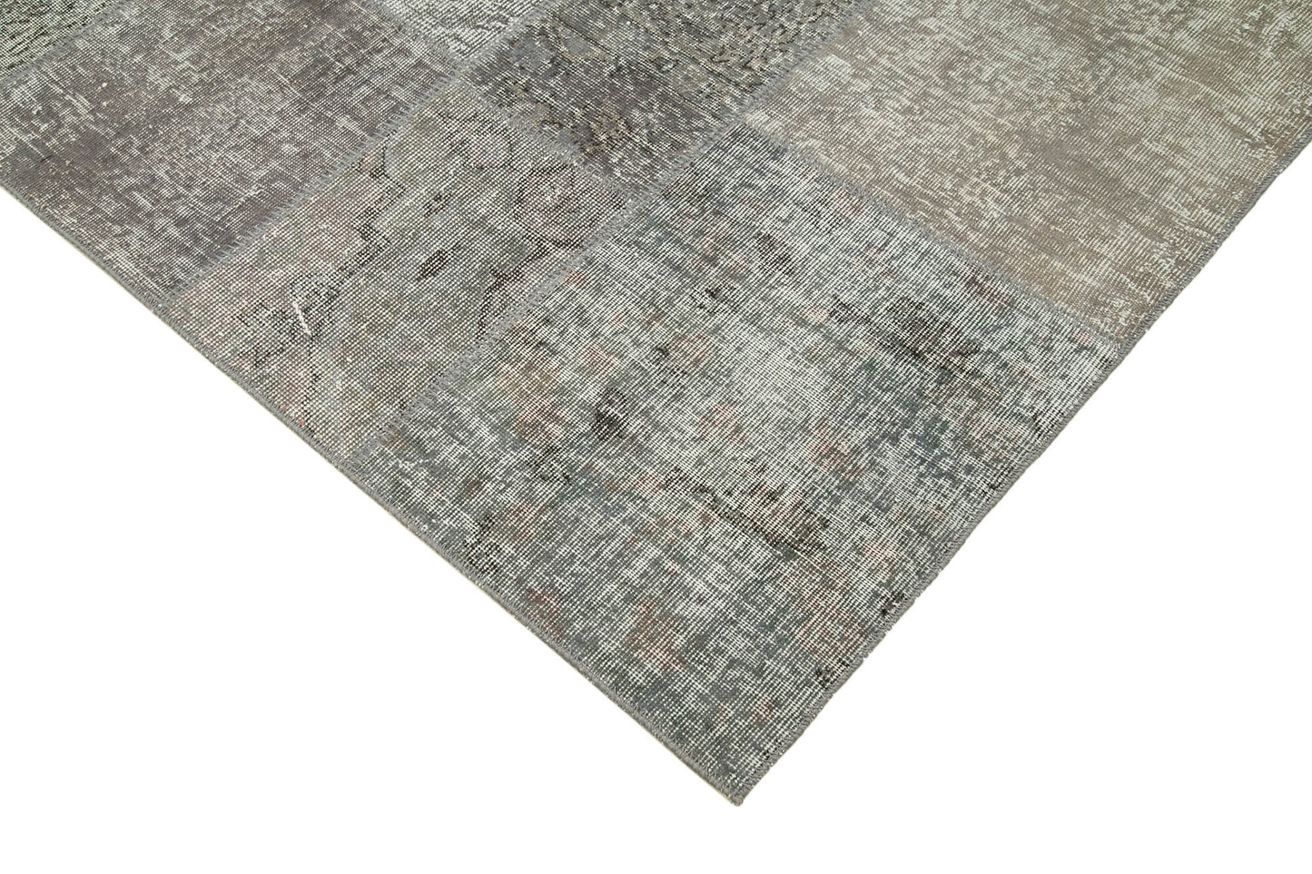 7x10 Grey Patchwork Rug - 31503