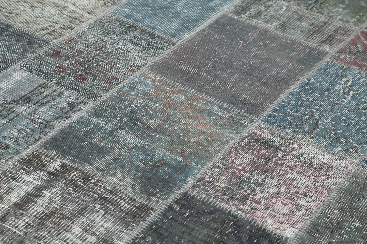 6x10 Grey Patchwork Rug - 31510