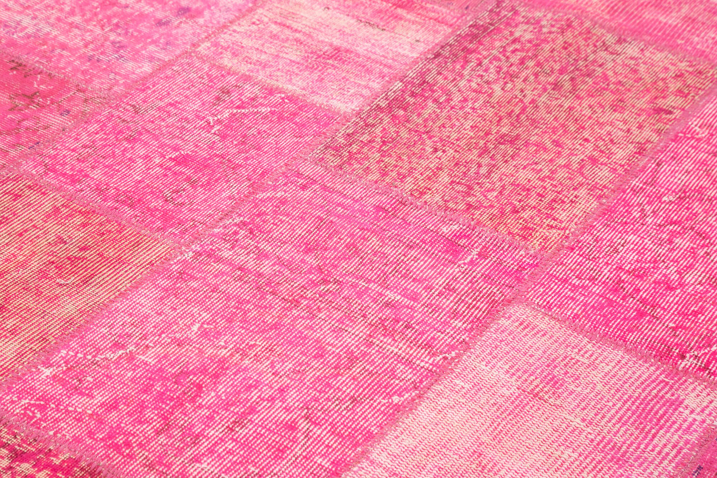 7x10 Pink Patchwork Rug - 31536