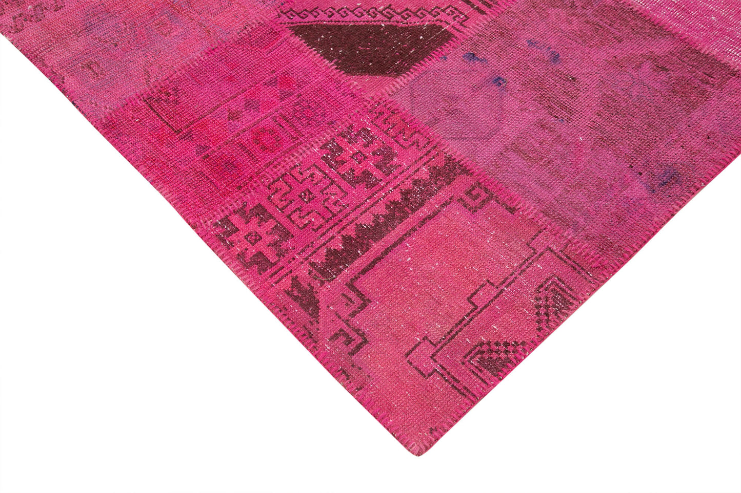 7x10 Pink Patchwork Rug - 31544