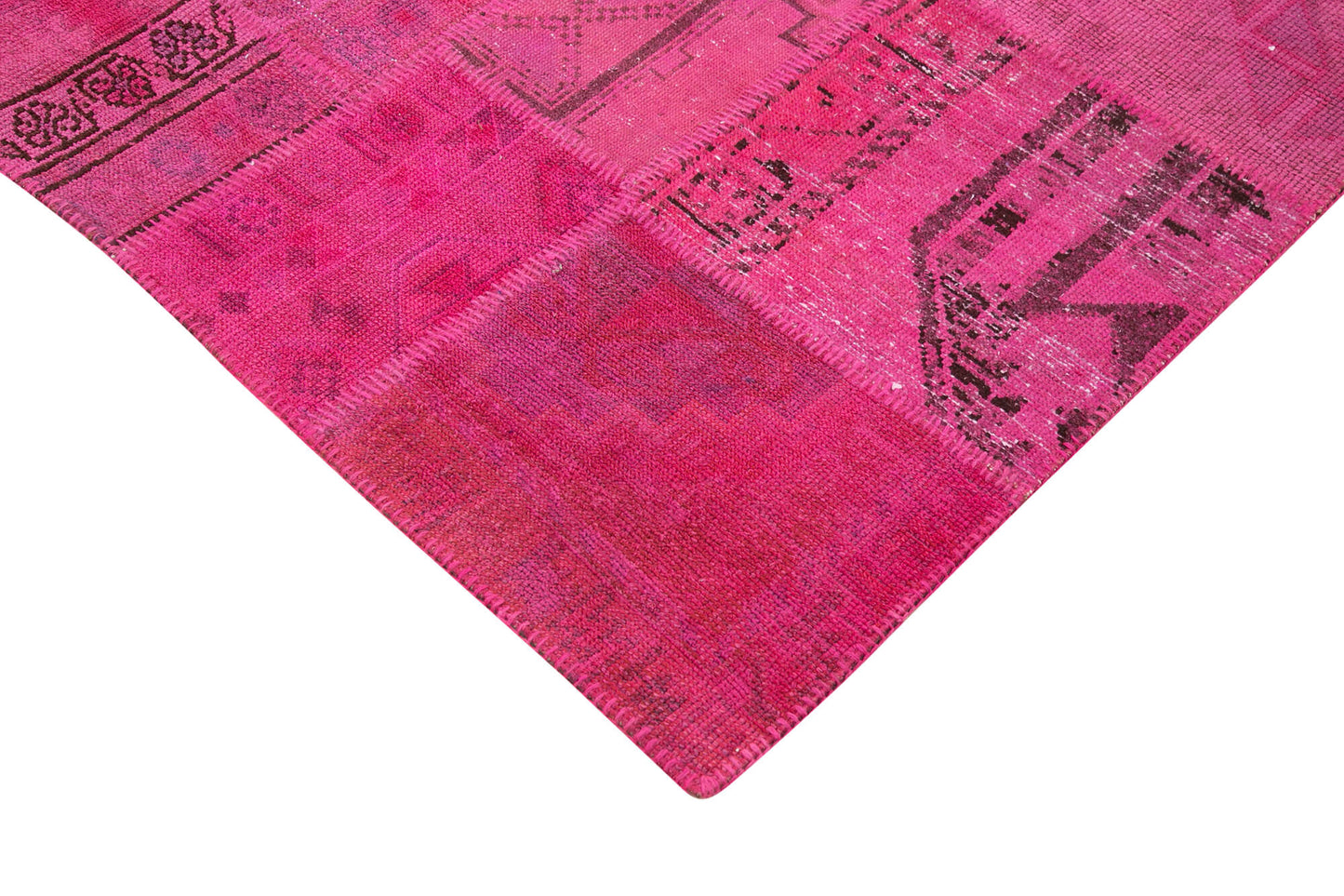 7x10 Pink Patchwork Rug - 31545