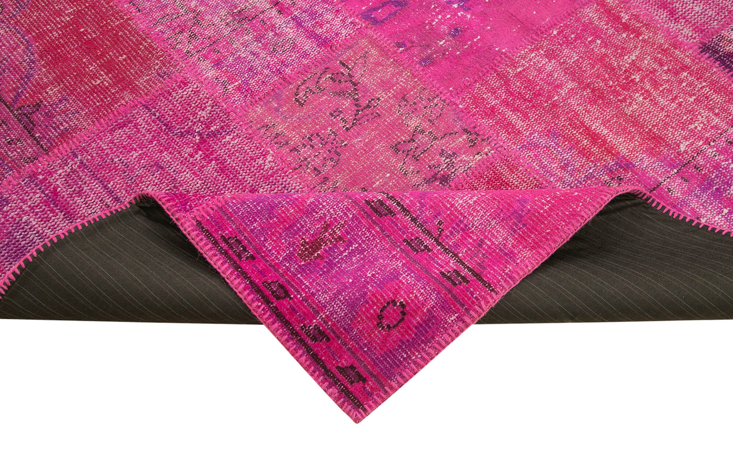 7x10 Pink Patchwork Rug - 31546