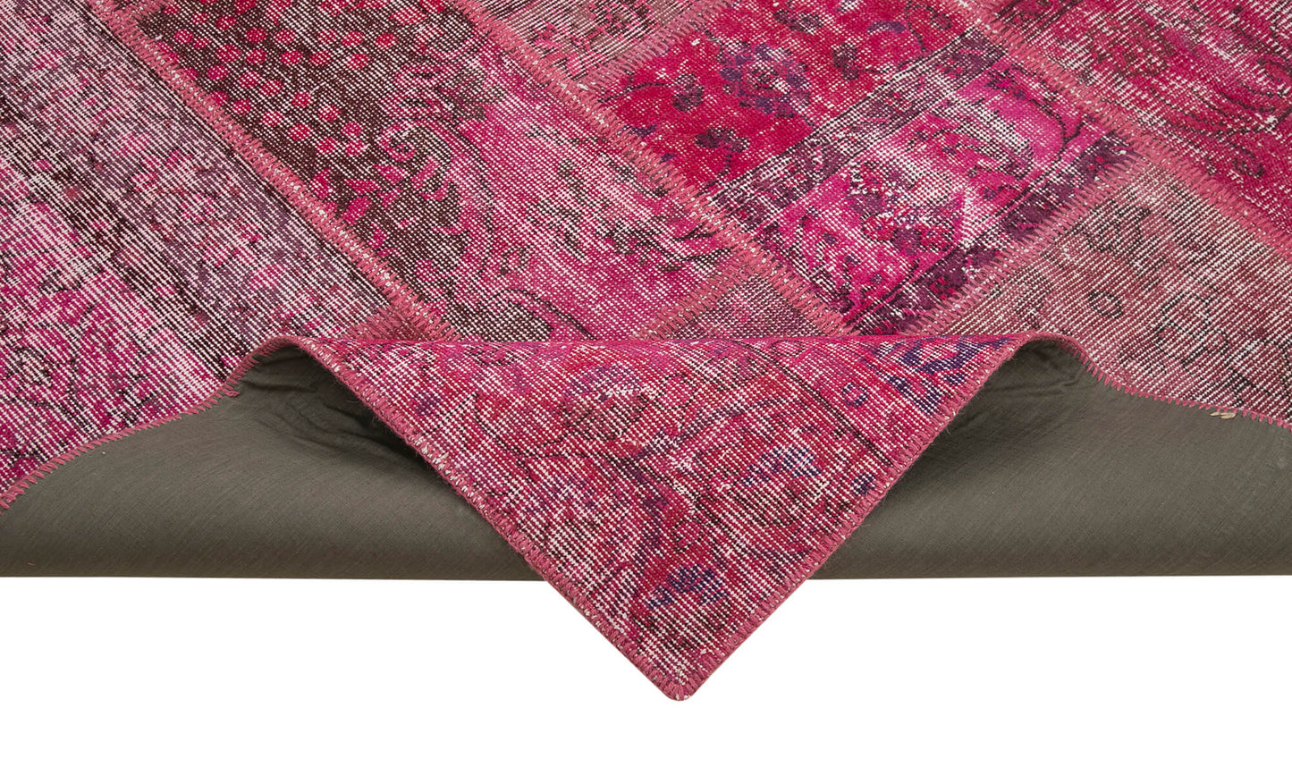 6x9 Pink Patchwork Rug - 31548