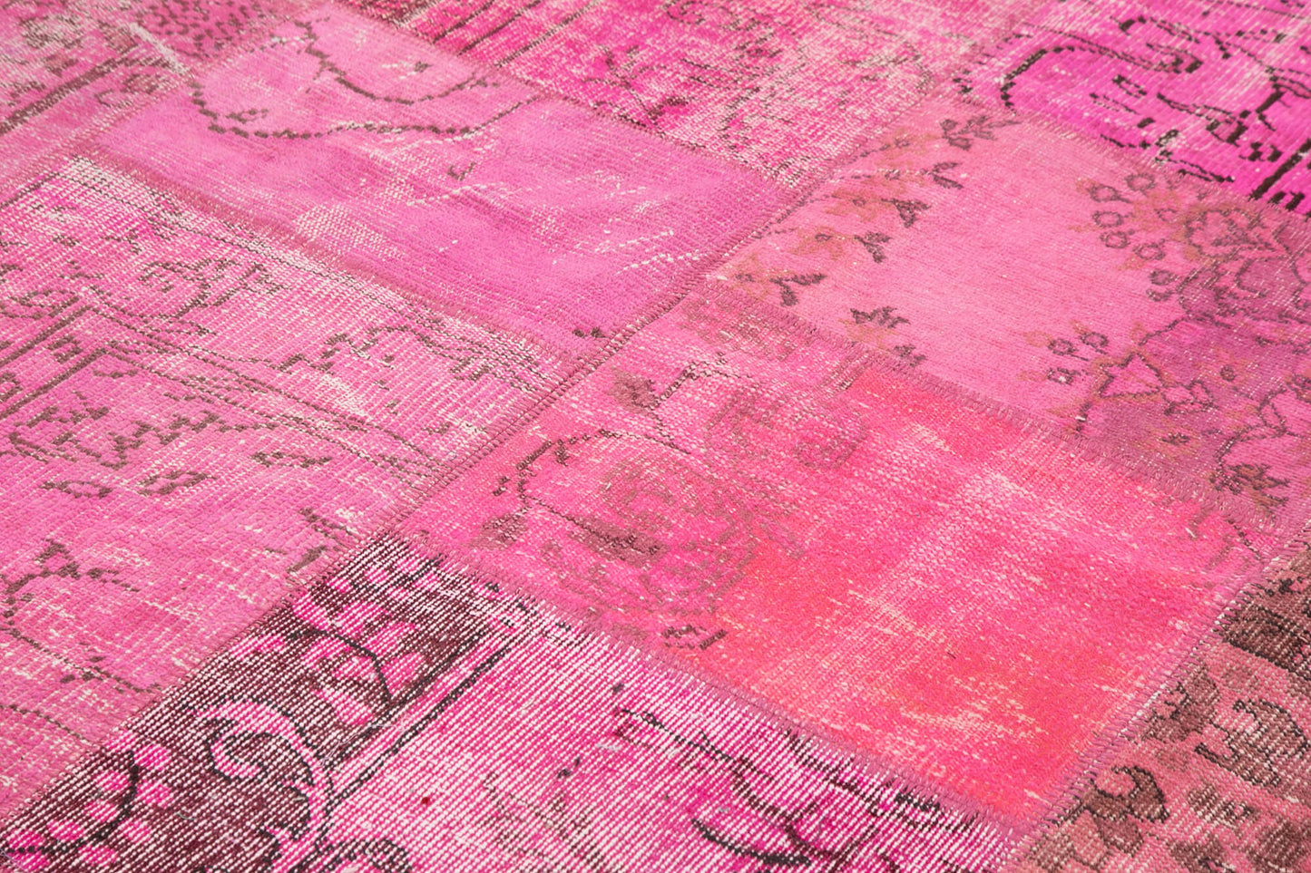 7x10 Pink Patchwork Rug - 31591