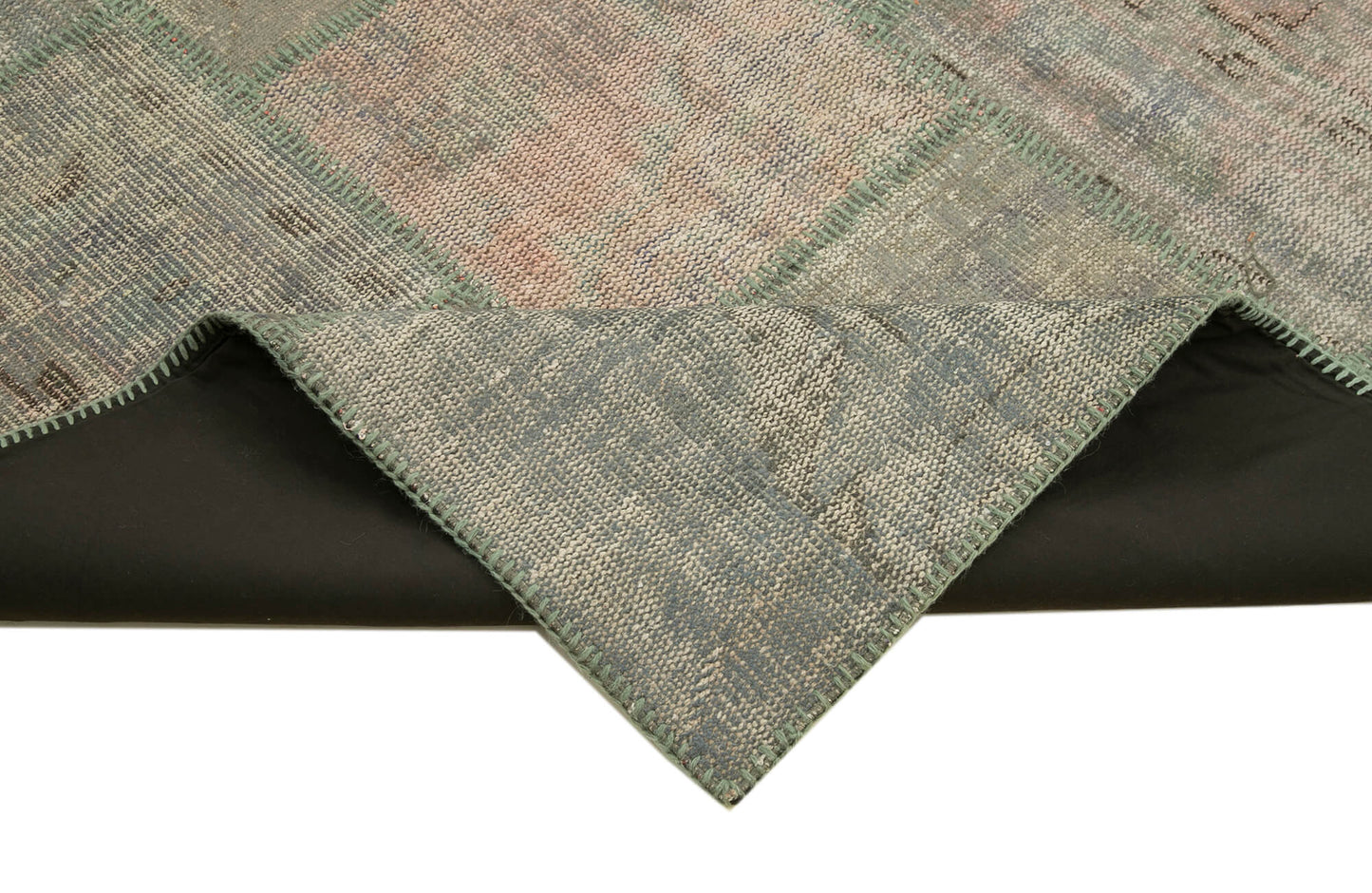 7x10 Grey Patchwork Rug - 31603