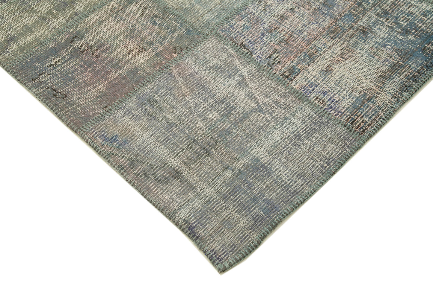 7x10 Grey Patchwork Rug - 31605