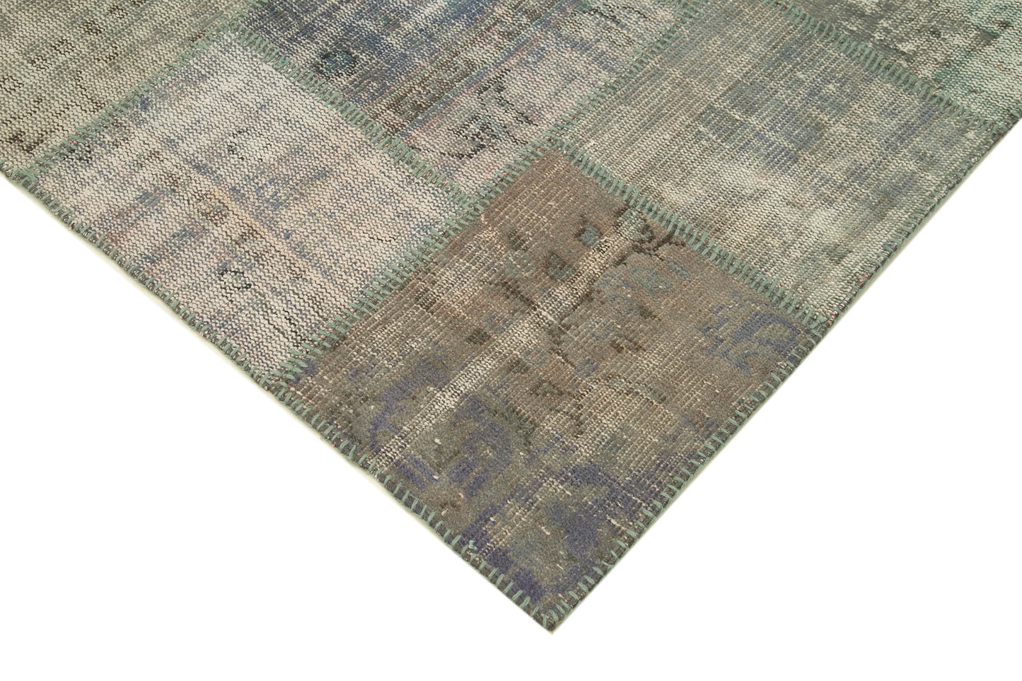 6x10 Grey Patchwork Rug - 31616