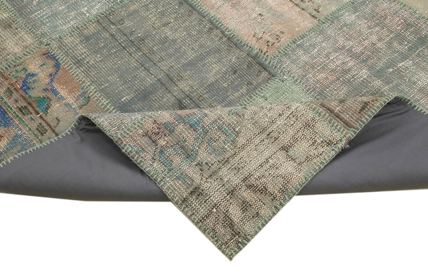 6x10 Grey Patchwork Rug - 31616