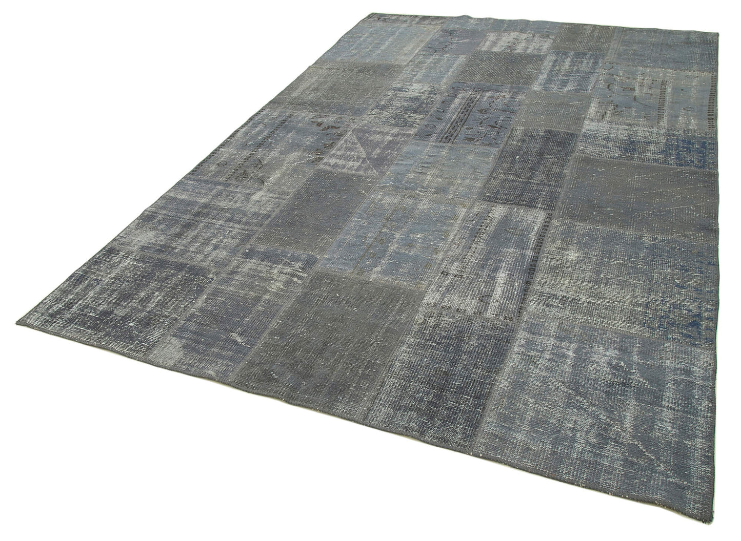 6x10 Grey Patchwork Rug - 31666