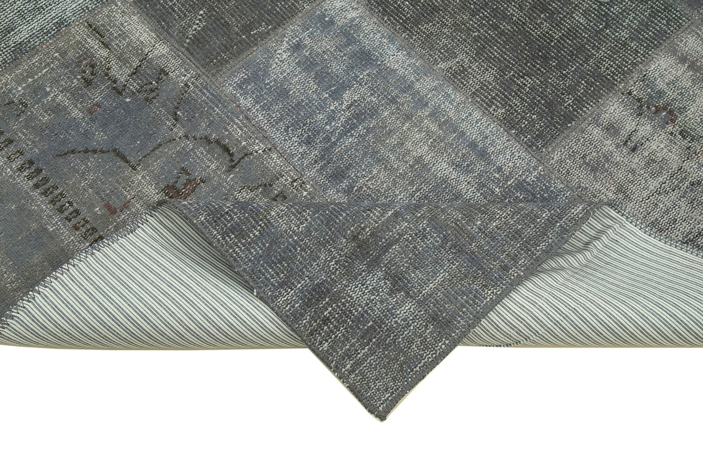 6x10 Grey Patchwork Rug - 31666