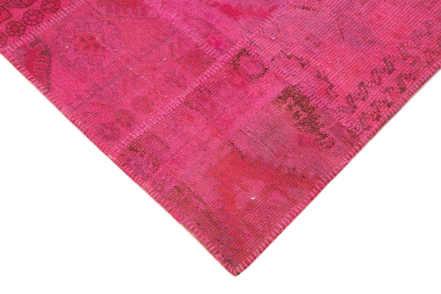 5x7 Pink Patchwork Rug - 31692