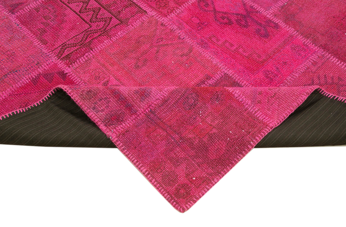 5x7 Pink Patchwork Rug - 31692