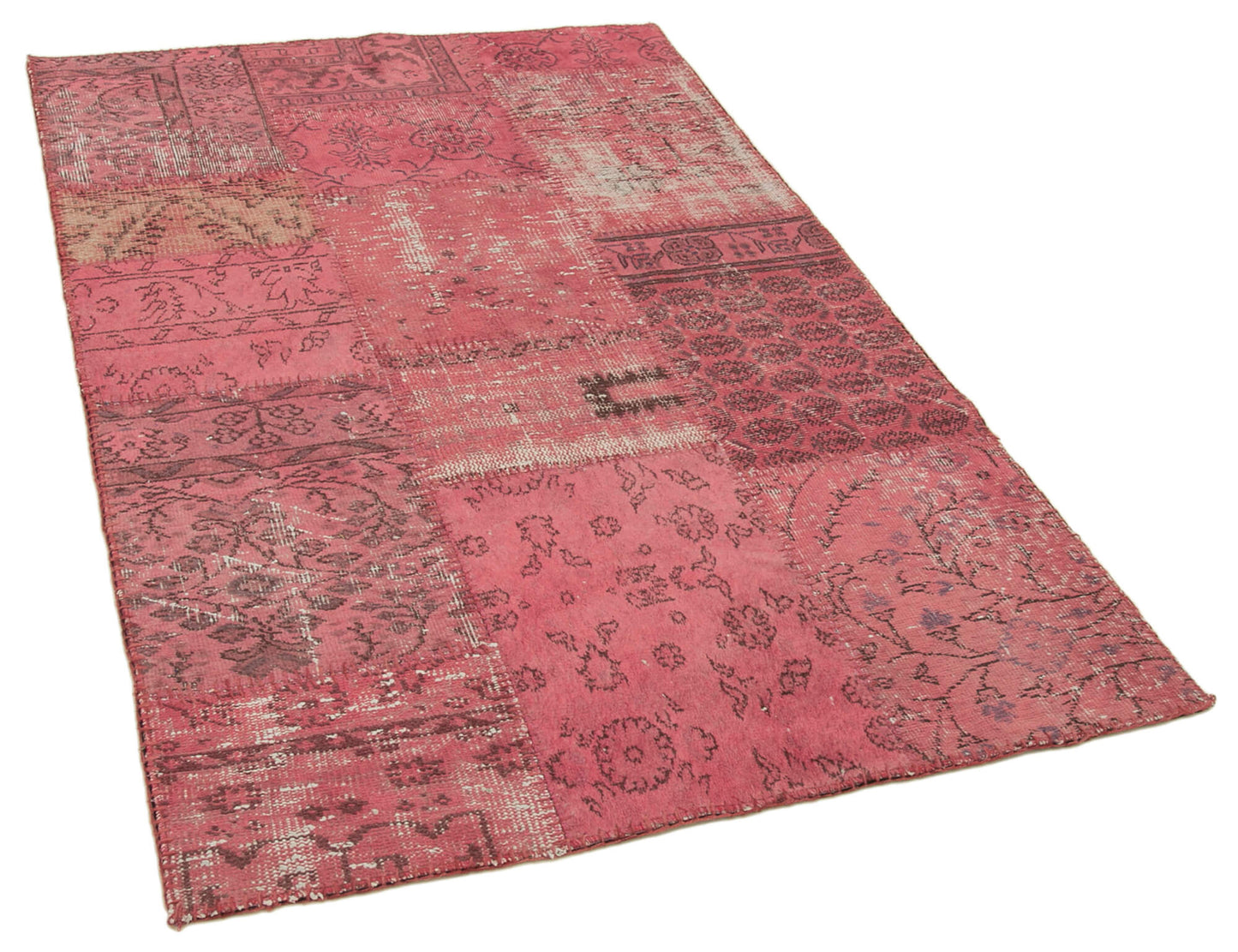 4x6 Pink Patchwork Rug - 31711