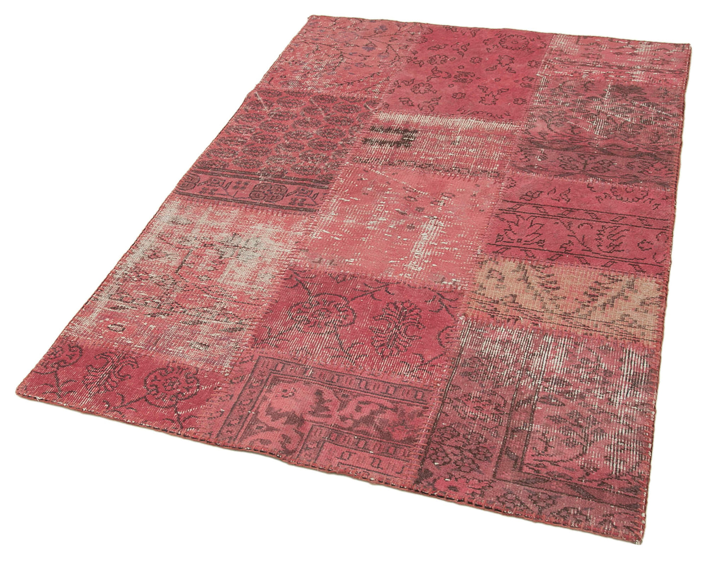 4x6 Pink Patchwork Rug - 31711