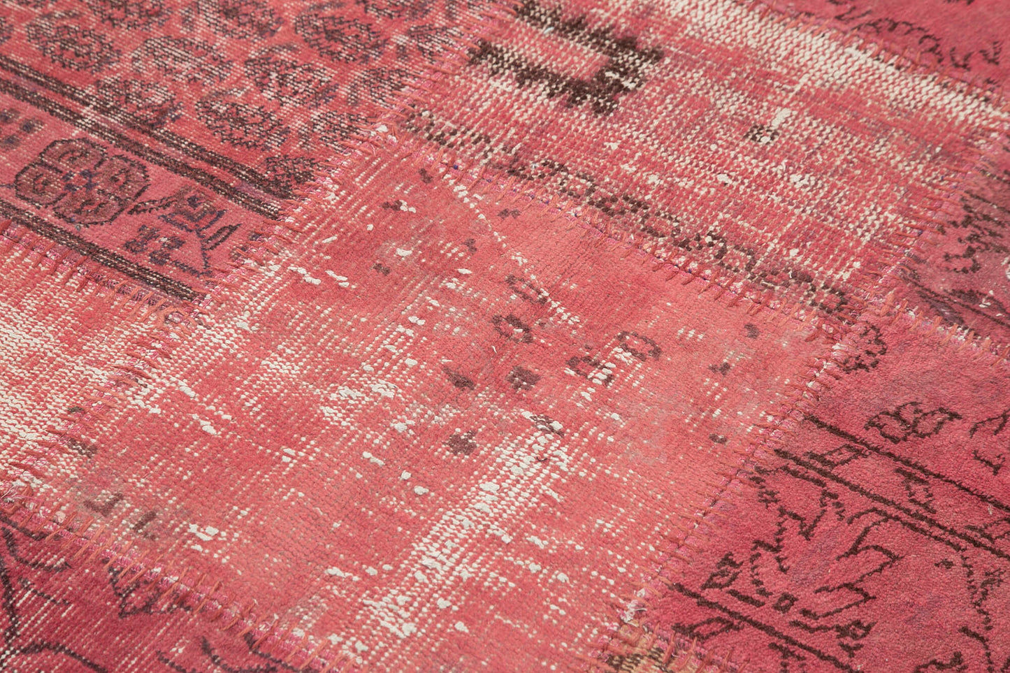 4x6 Pink Patchwork Rug - 31711