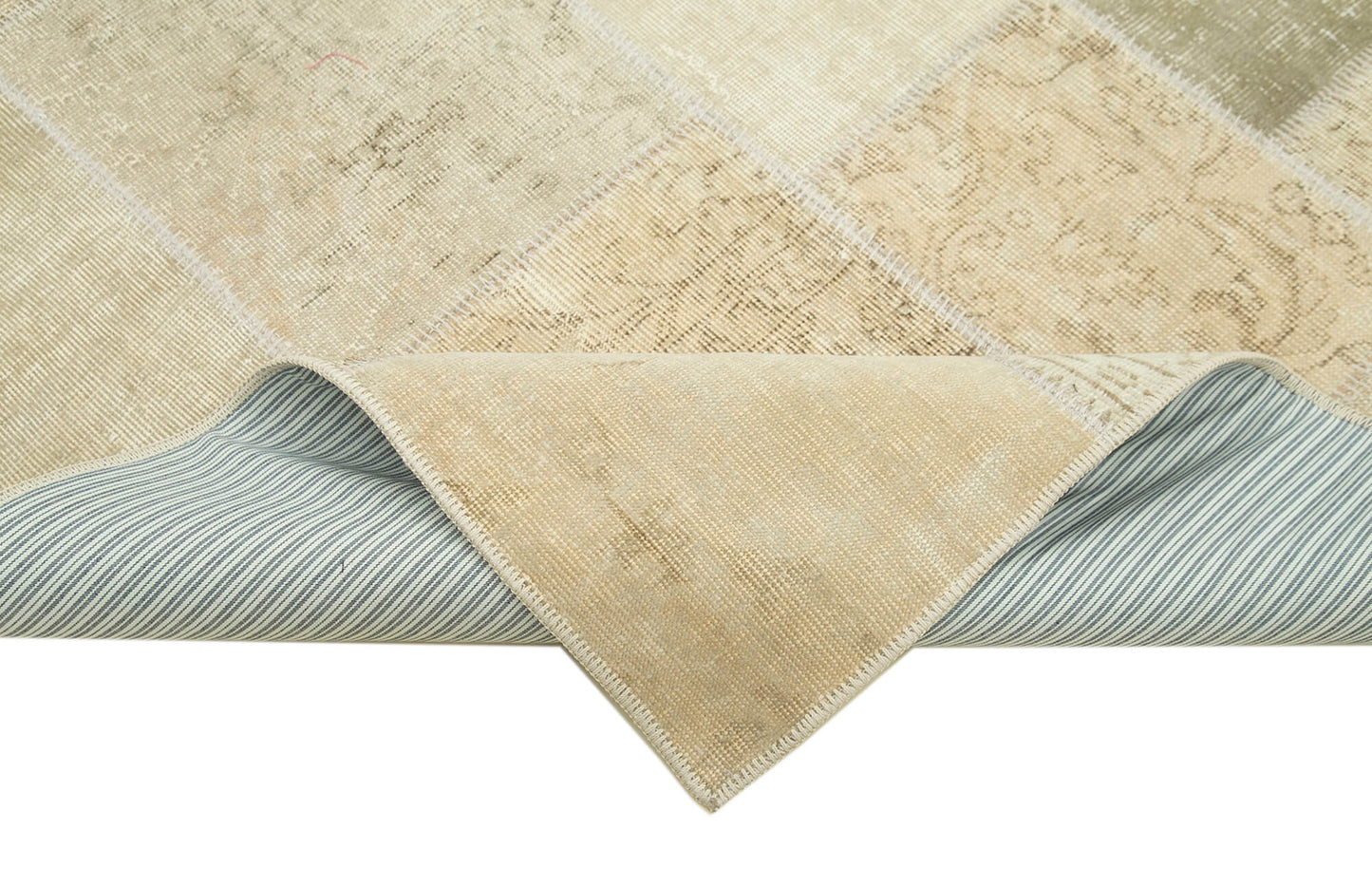 5x7 Beige Patchwork Rug - 31717