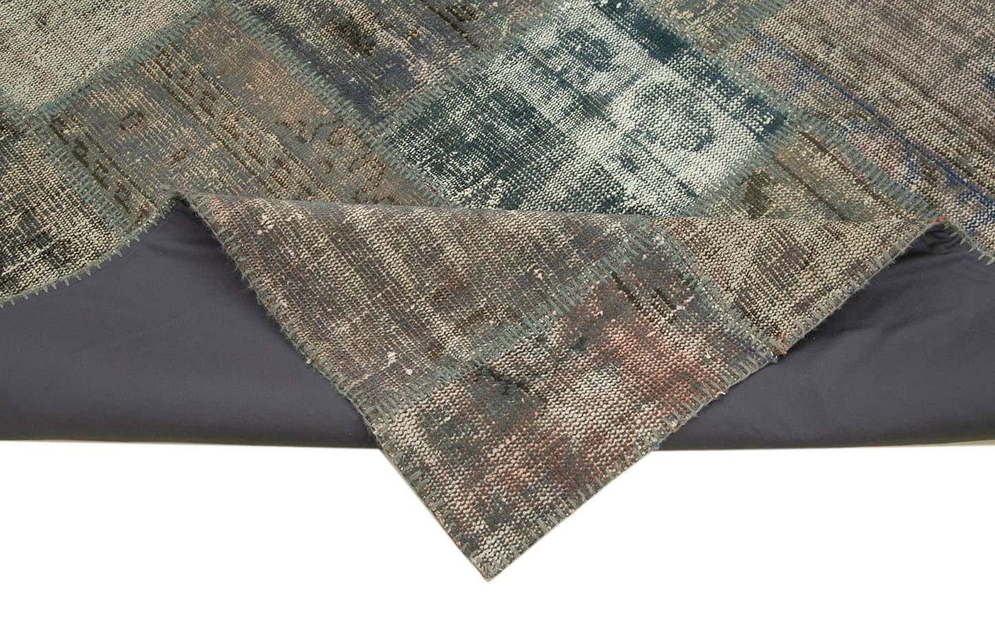 5x7 Grey Patchwork Rug - 31722