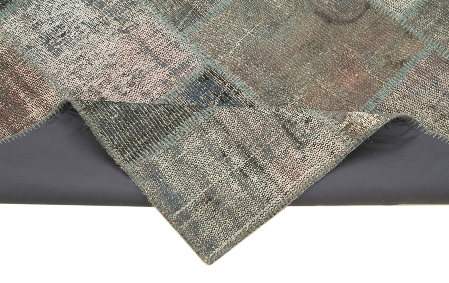 5x7 Grey Patchwork Rug - 31724