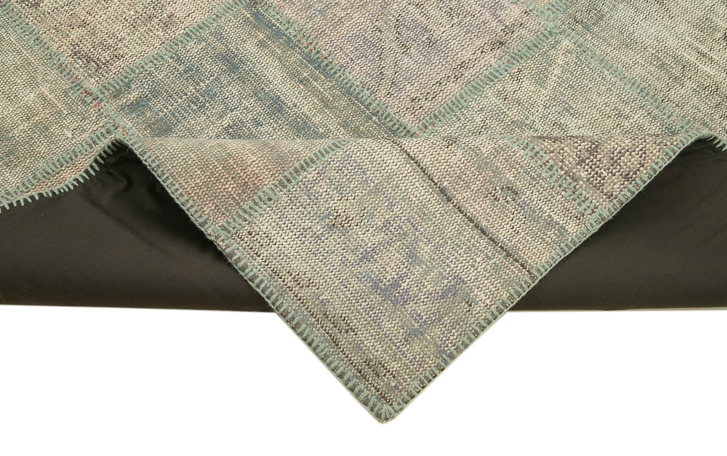 5x7 Grey Patchwork Rug - 31728