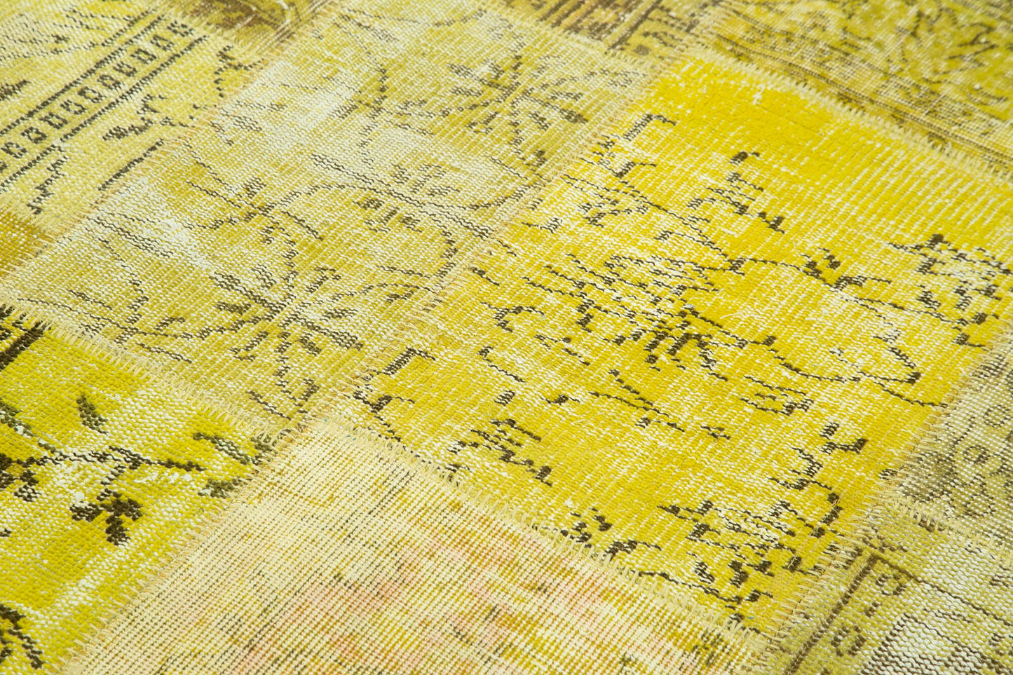 4x6 Yellow Patchwork Rug - 31732