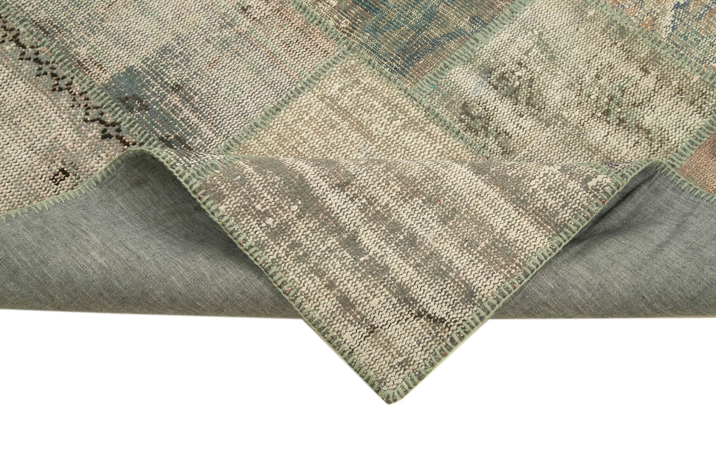 5x7 Grey Patchwork Rug - 31743