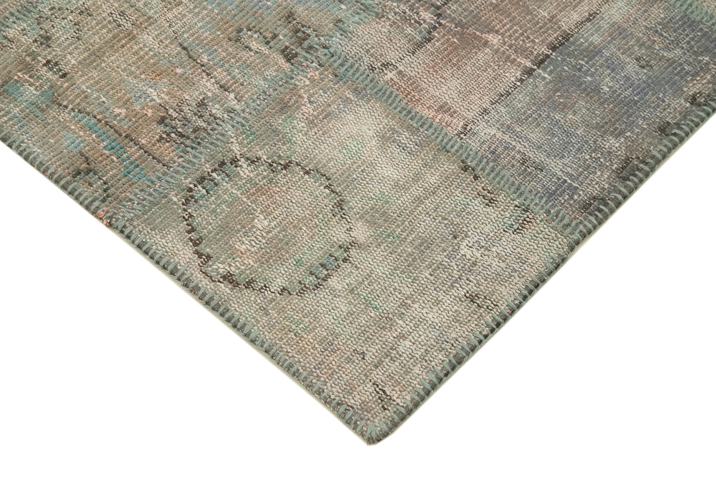 4x7 Grey Patchwork Rug - 31748