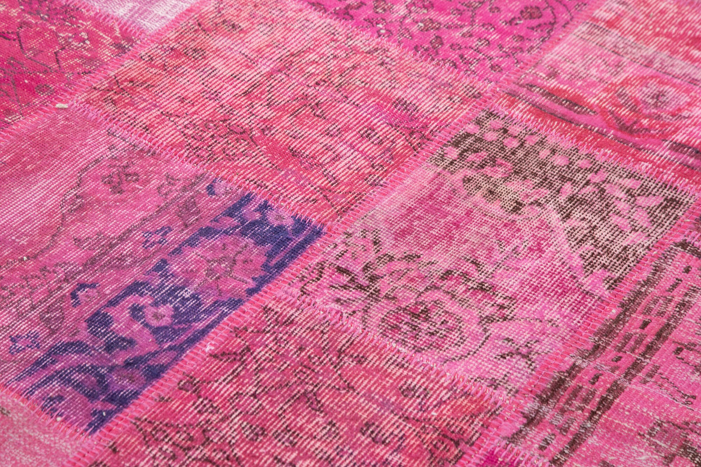 6x8 Pink Patchwork Rug - 31803