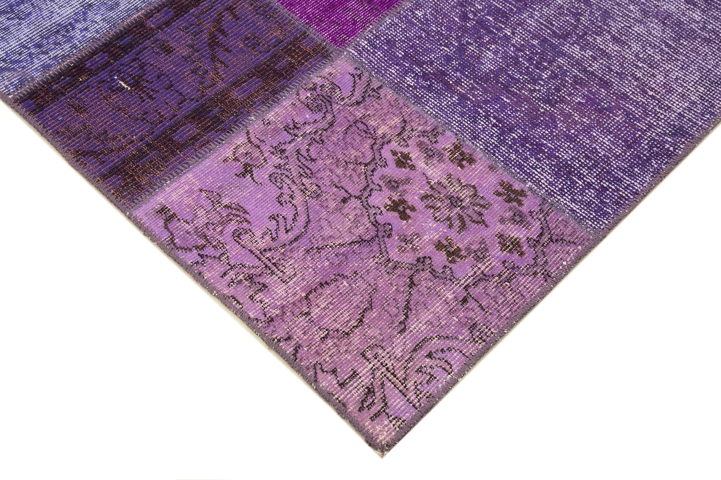 6x8 Purple Patchwork Rug - 31810