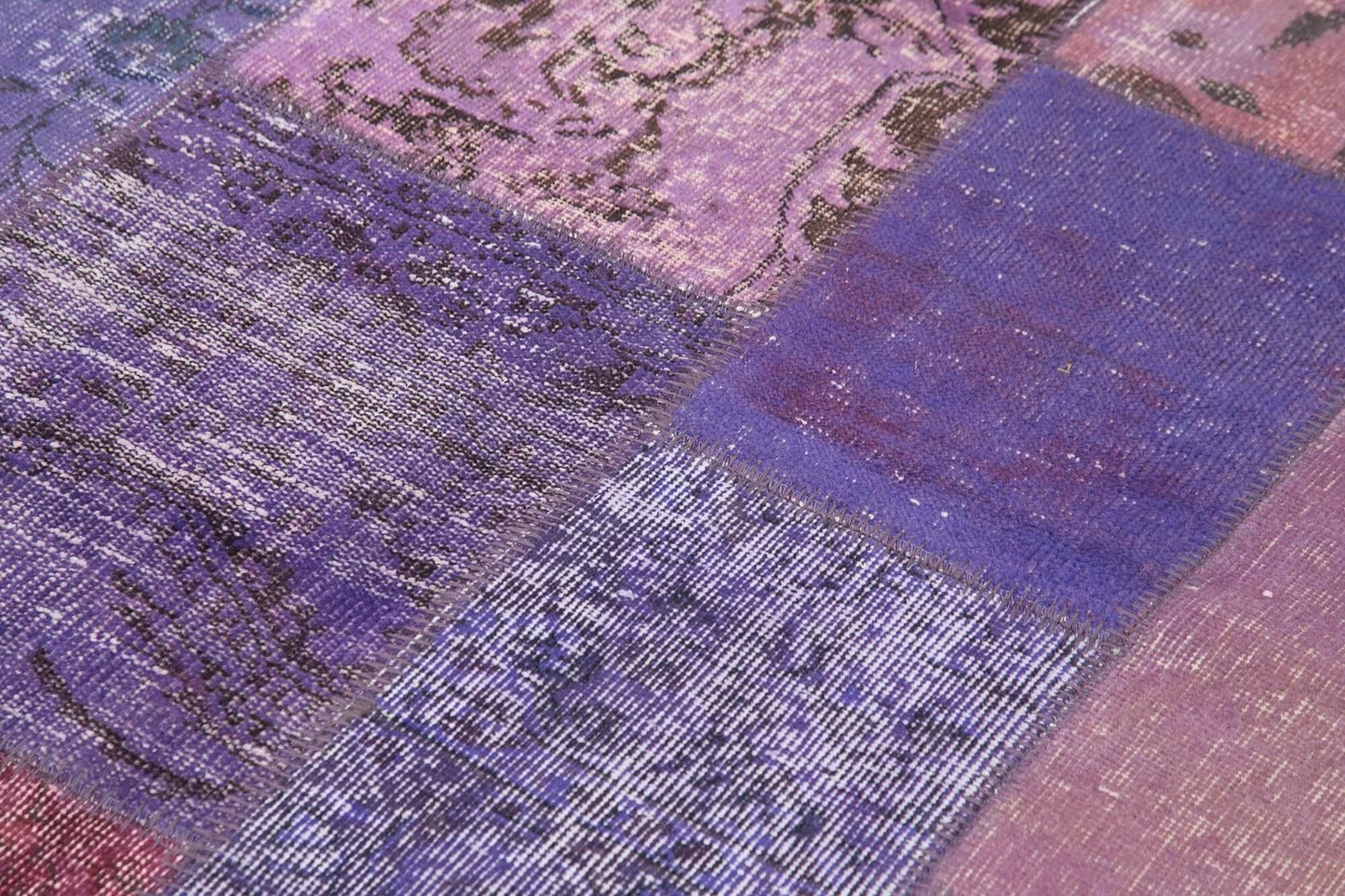 6x8 Purple Patchwork Rug - 31810