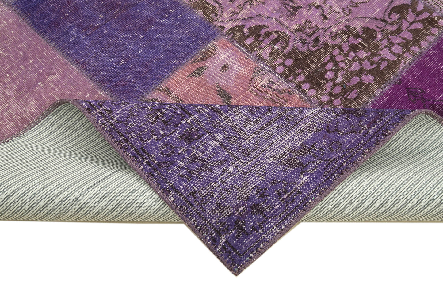 6x8 Purple Patchwork Rug - 31810