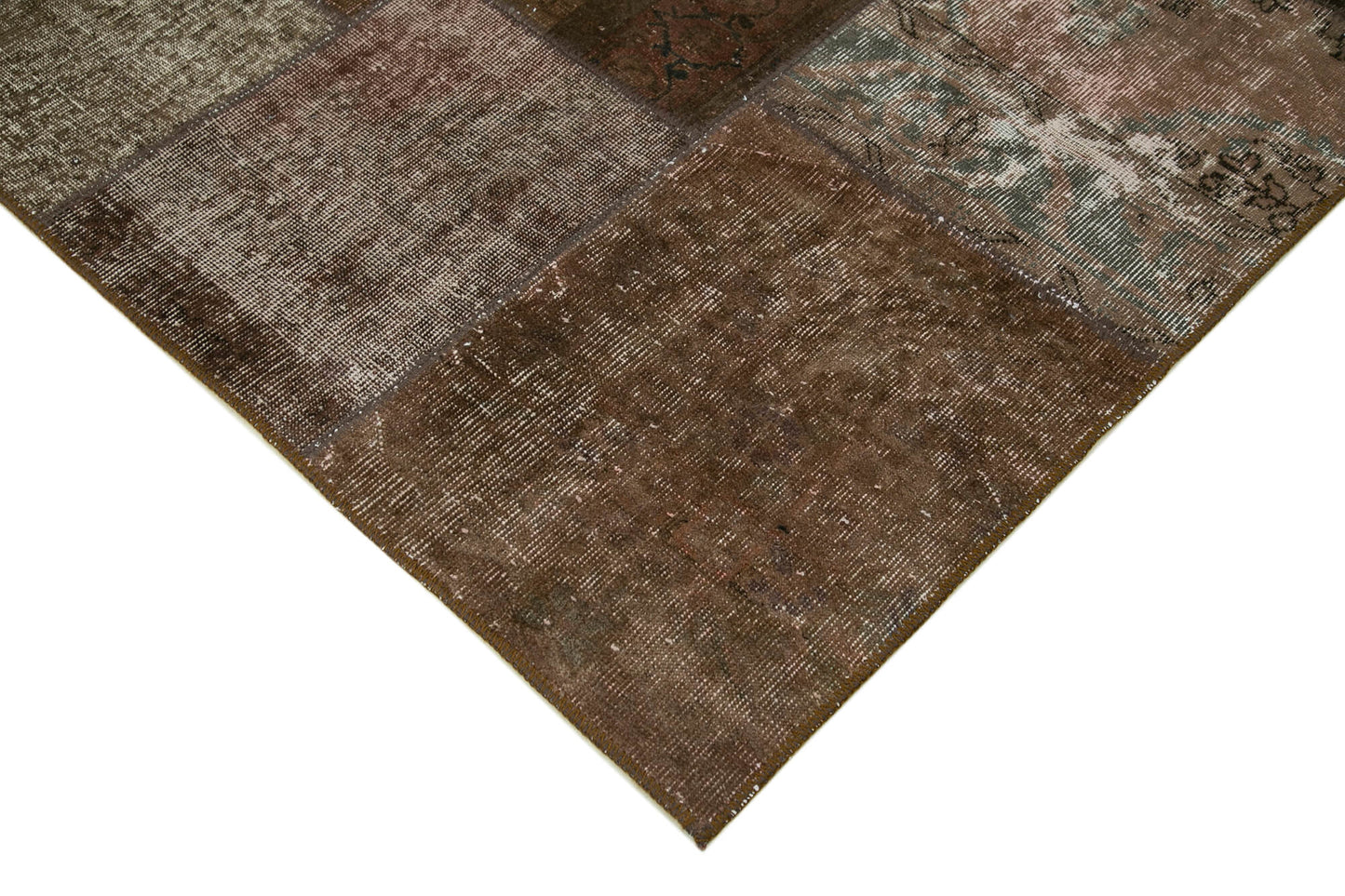 6x8 Brown Patchwork Rug - 31813