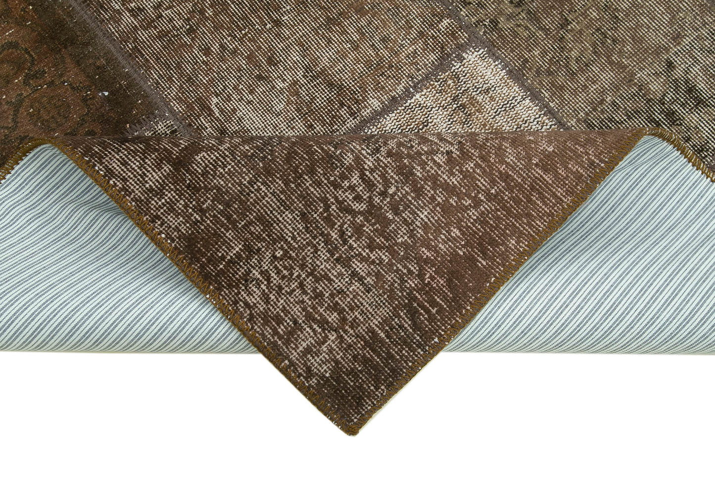 6x8 Brown Patchwork Rug - 31813