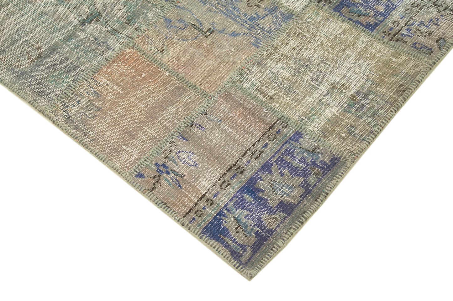 6x8 Grey Patchwork Rug - 31817