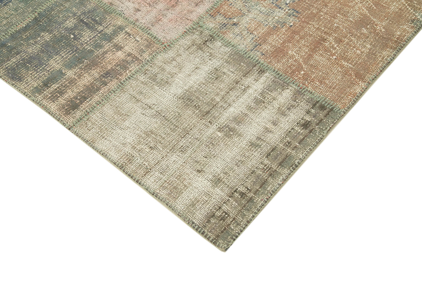 6x8 Grey Patchwork Rug - 31823