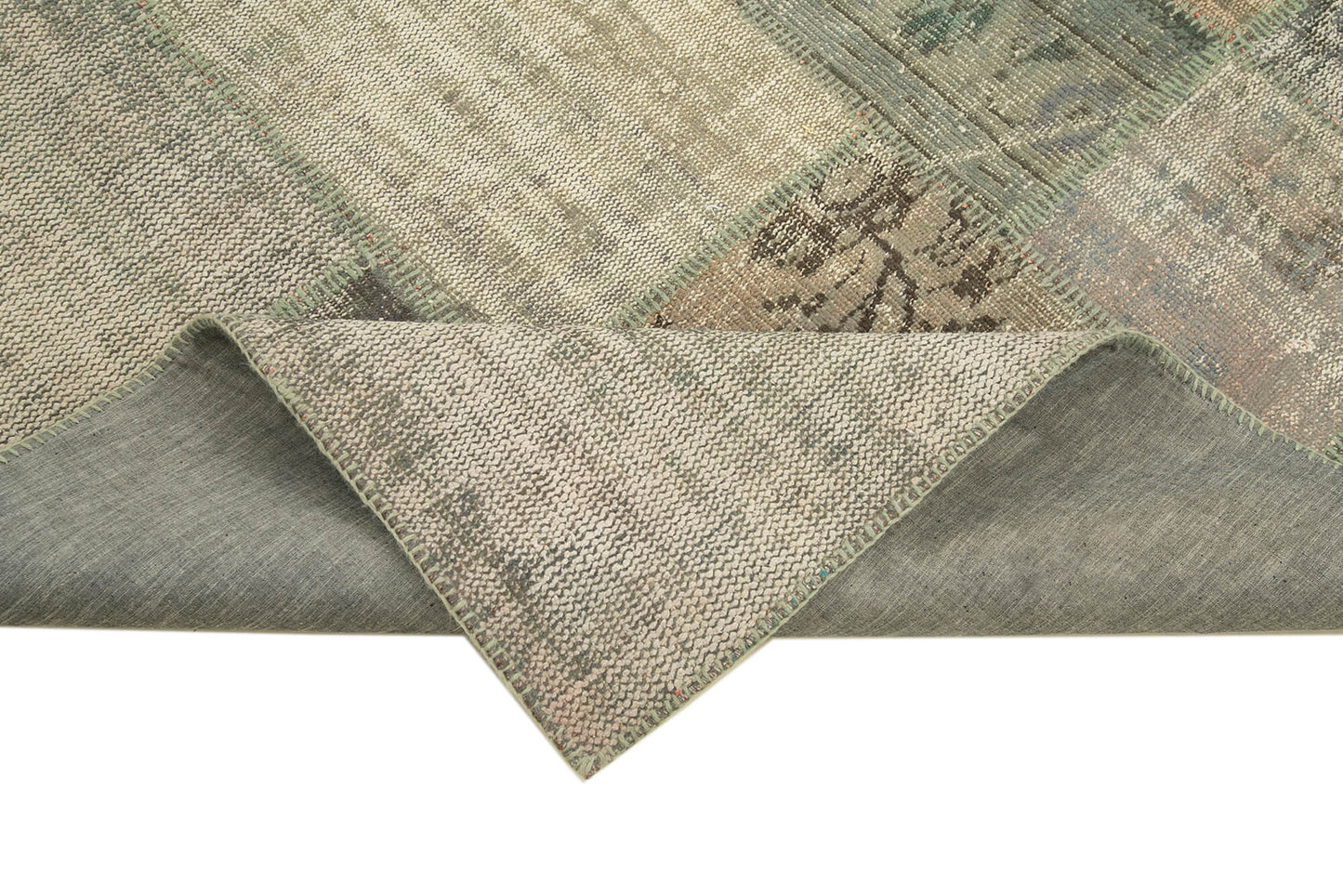 6x8 Grey Patchwork Rug - 31823