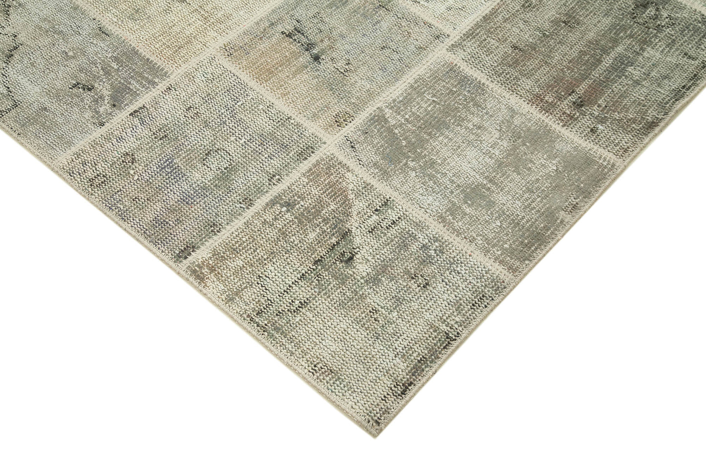 6x8 Grey Patchwork Rug - 31830