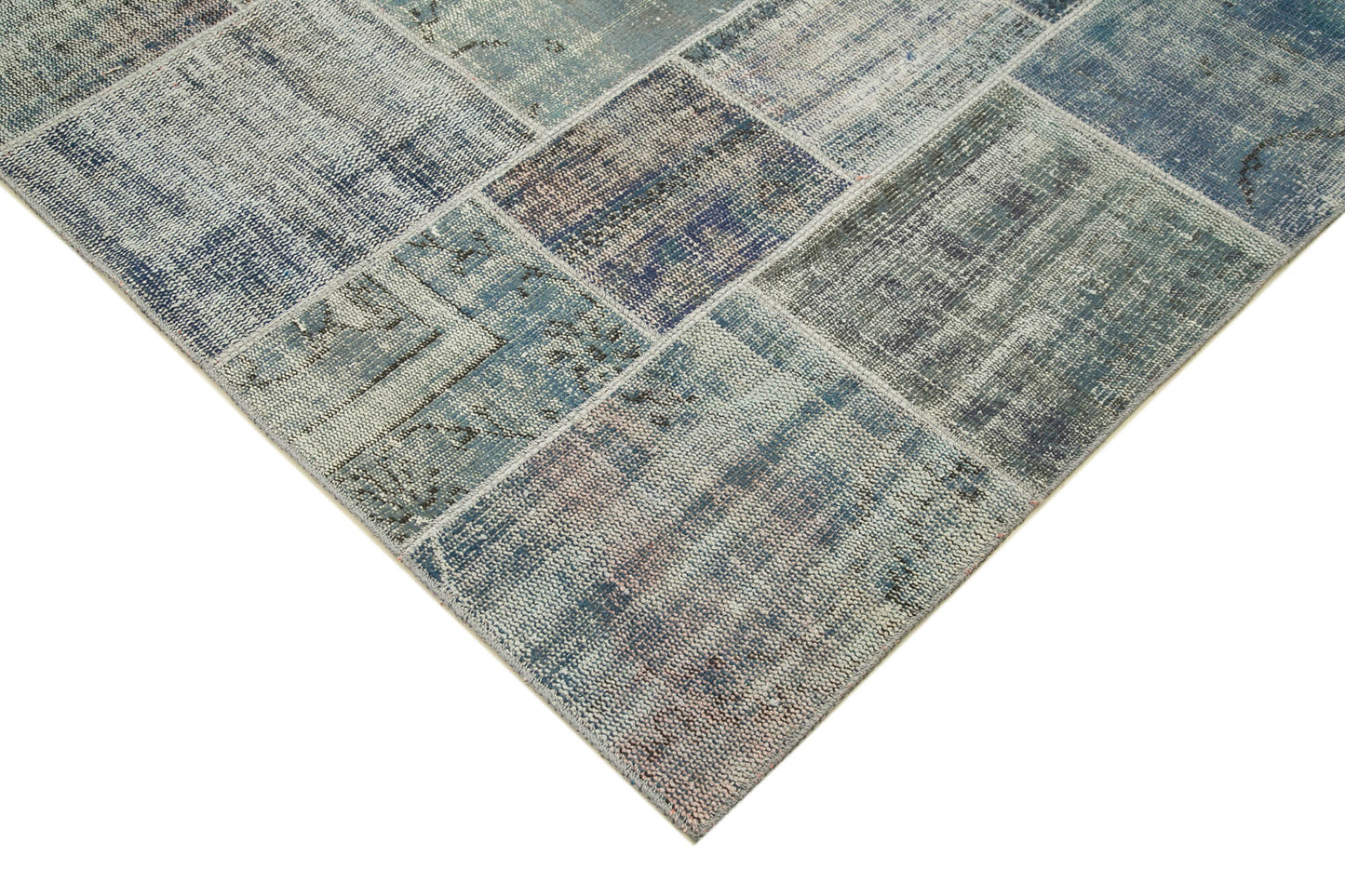 6x8 Grey Patchwork Rug - 31832