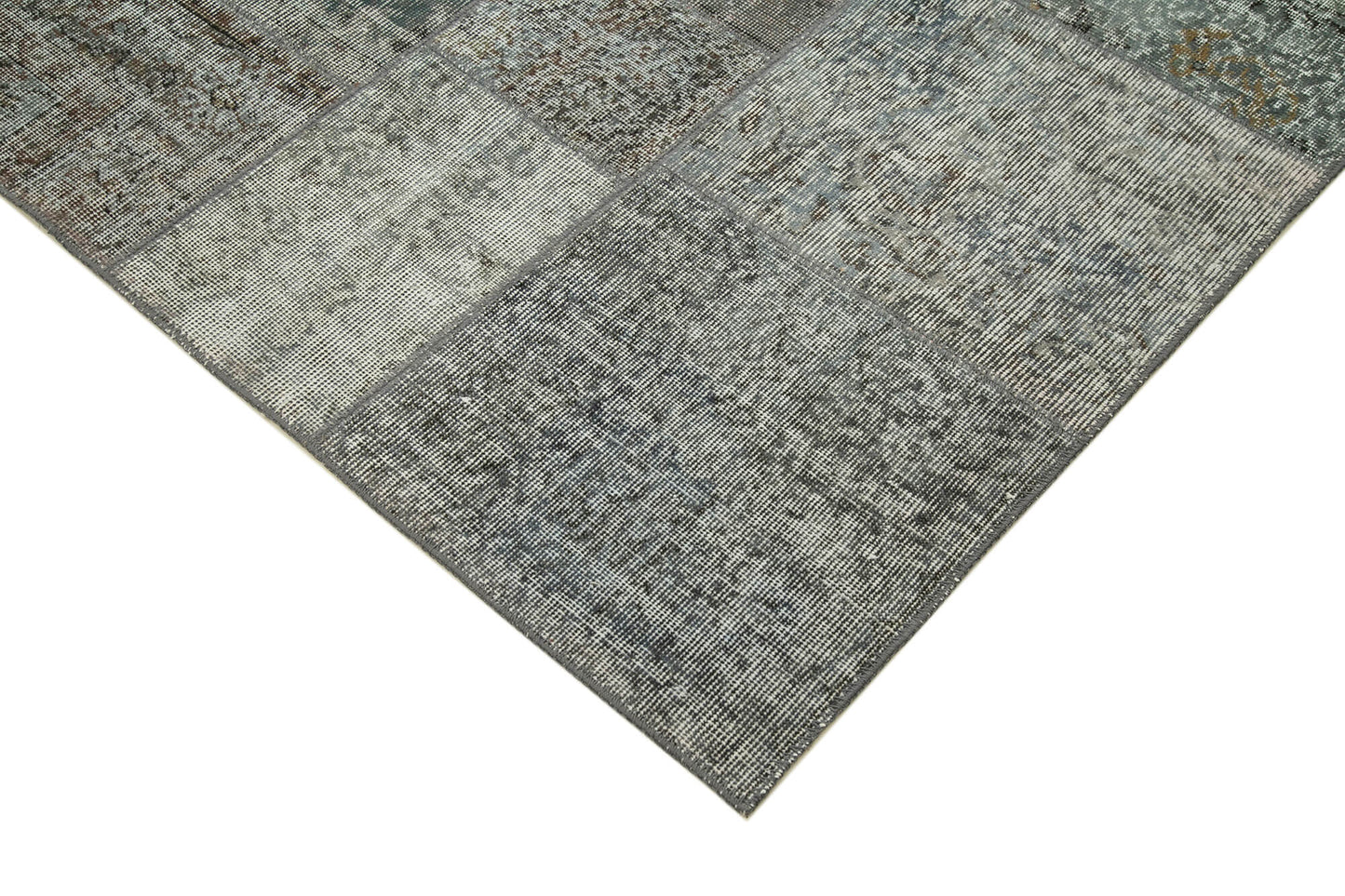 6x8 Grey Patchwork Rug - 31837