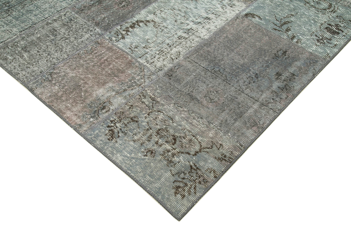 6x8 Grey Patchwork Rug - 31839