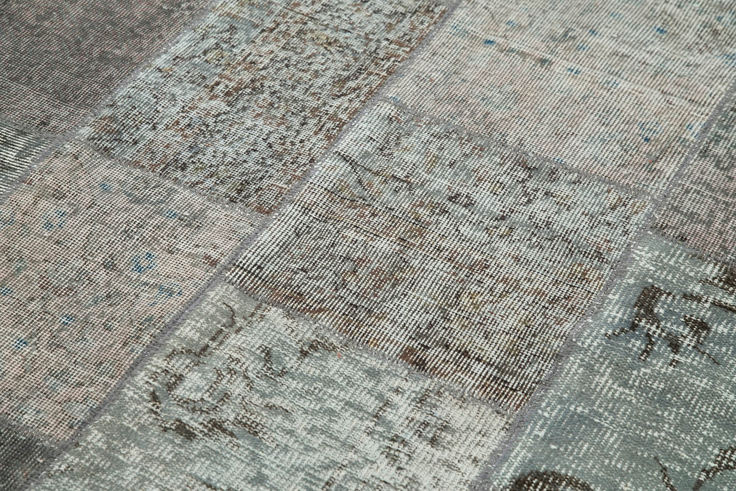 6x8 Grey Patchwork Rug - 31839