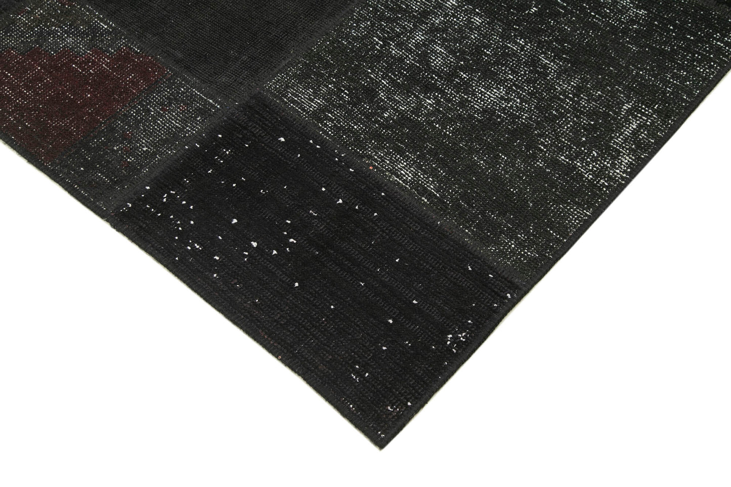 6x8 Black Patchwork Rug - 31840