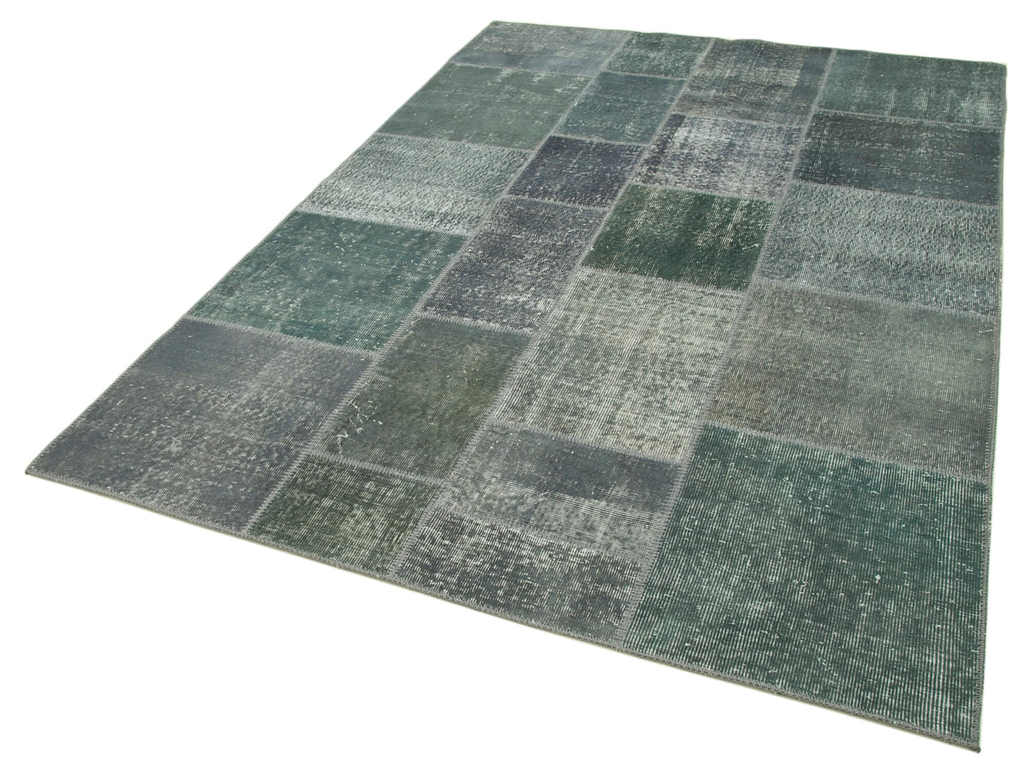 6x8 Grey Patchwork Rug - 31848